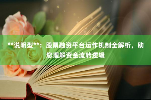 **说明型**：股票融资平台运作机制全解析，助您理解资金流转逻辑
