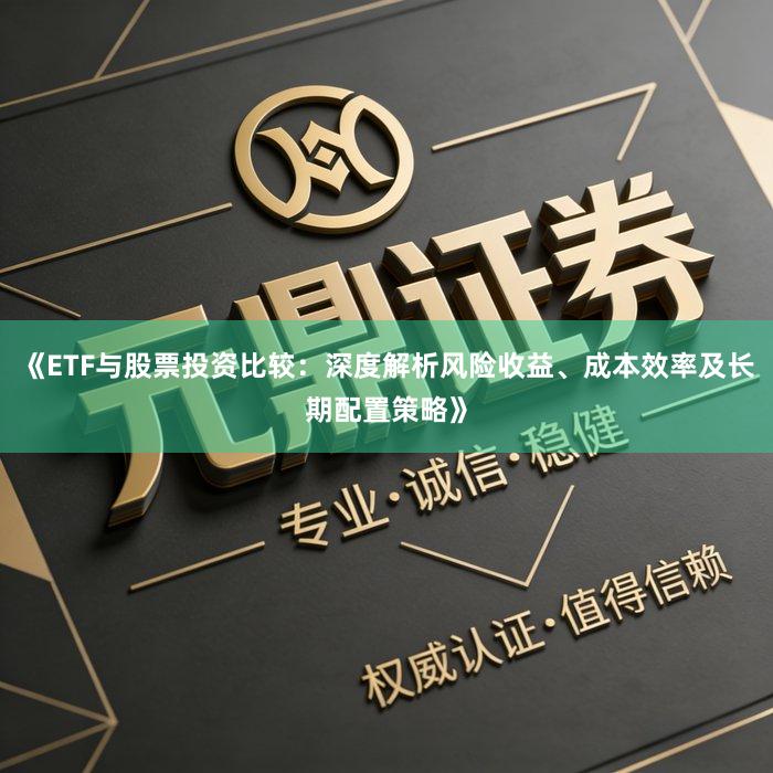 《ETF与股票投资比较：深度解析风险收益、成本效率及长期配置策略》