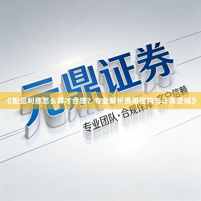 《配资利息怎么算才合理？专业解析费用结构与计算逻辑》